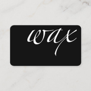 Wax: Brazilian Wax Business Card