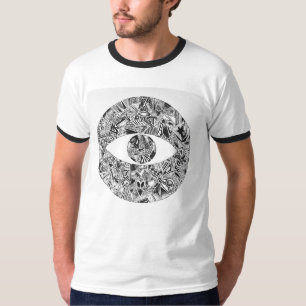 Wax Clothing Alien Eye old school hip hop t-shirt