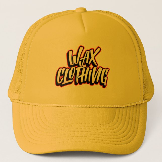 Wax clothing old school hip hop baseball cap  (Front)