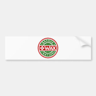 Wax for surfers baseboard bumper sticker