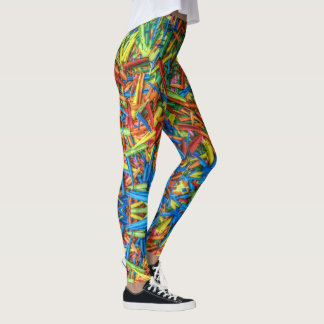 Wax Pencil Art 1 Leggings