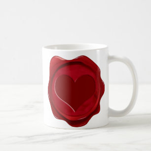 WAX SEAL HEART 2x Coffee Mug