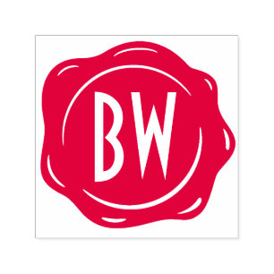Wax Seal Monogram Bold Classic Rich Luxury Self-inking Stamp