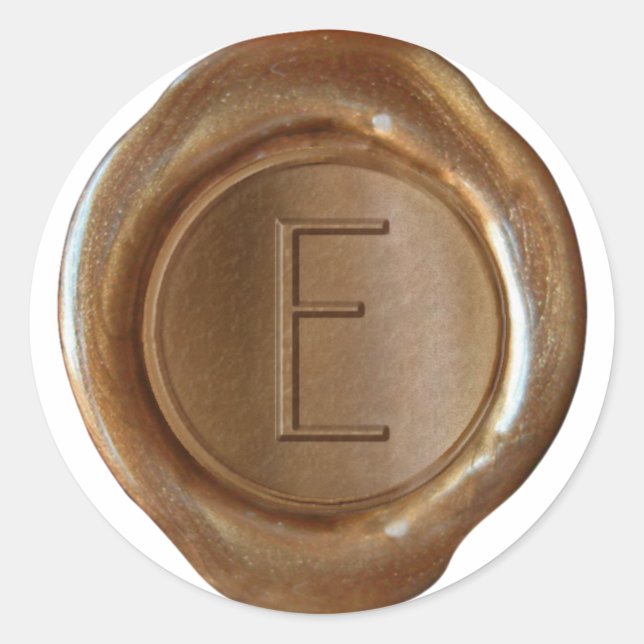 Wax Seal Monogram - Copper - ModernSlim E - (Front)