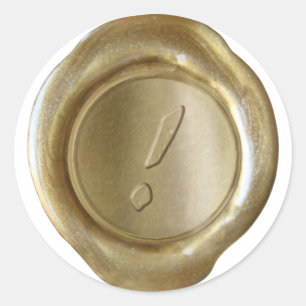 Wax Seal Monogram - Gold - Artistic ! -