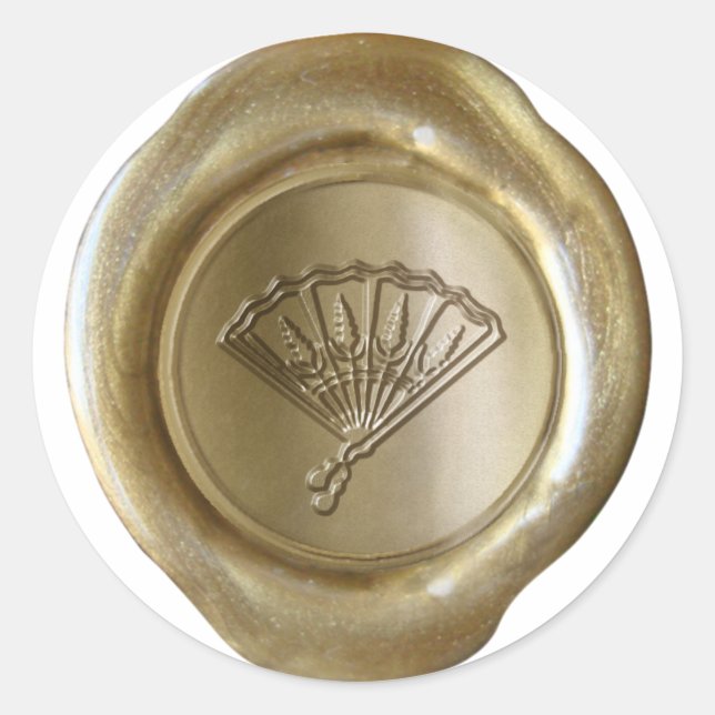 Wax Seal Monogram - Gold - FAN - Amy Custom (Front)