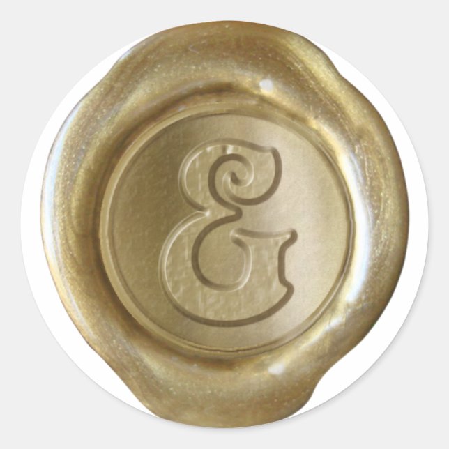 Wax Seal Monogram - Gold - Victorian & - (Front)