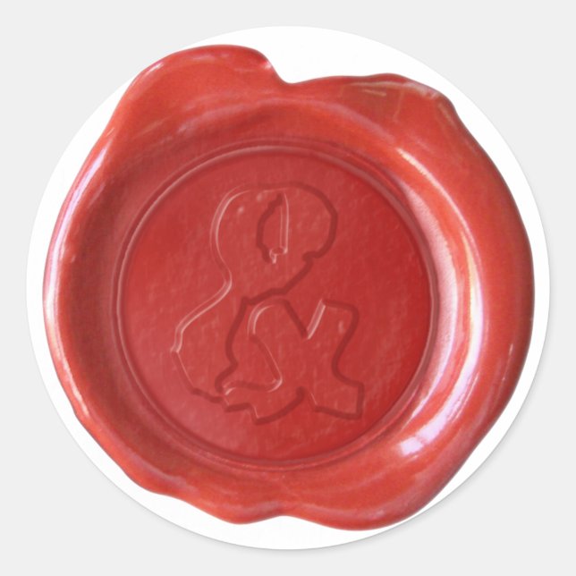 Wax Seal Monogram - Red - Boulder & - (Front)