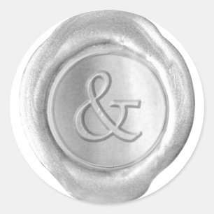 Wax Seal Monogram - Silver - Serif & -