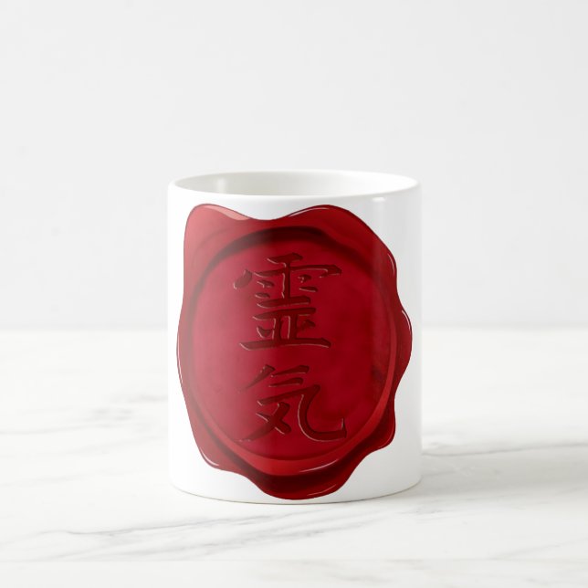 wax seal - REIKI Coffee Mug (Center)
