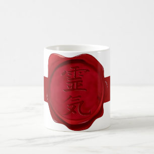 wax seal - REIKI darkred stripe Coffee Mug