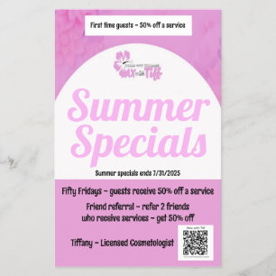 Wax with Tiff Flyer