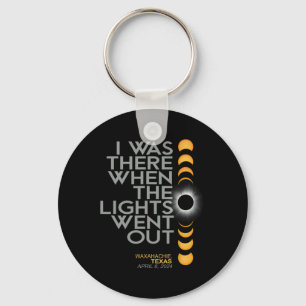 Waxahachie 2024 Solar Eclipse 2024 040824 Eclipse  Key Ring