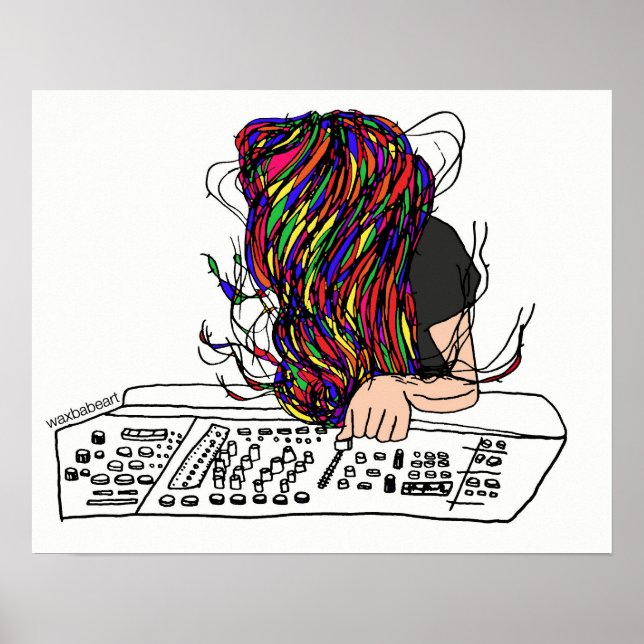 Waxbabe Bassnectar Print Logo (Front)
