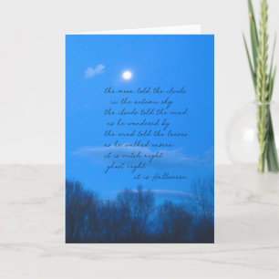 WAXING GIBBOUS Greeting Card