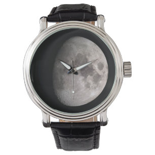 Waxing gibbous moon phase watch