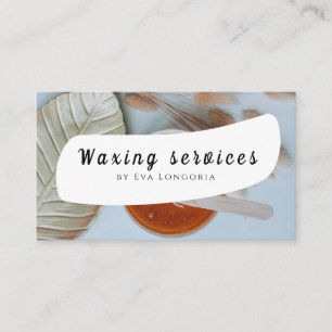 Waxing services Business Card