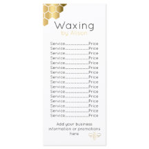 Waxing technician/esthetician golden honeybee 