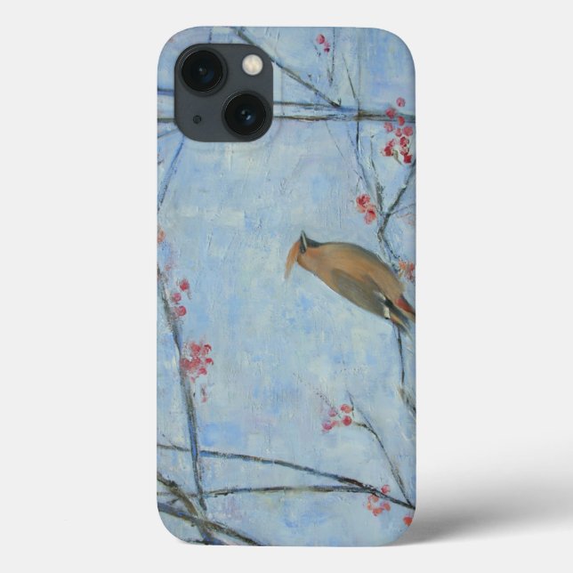 Waxwing 2013 oil on canvas Case-Mate iPhone case (Back)
