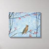 Waxwing 2013 oil on canvas
