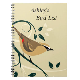 Waxwing Bird List Journal