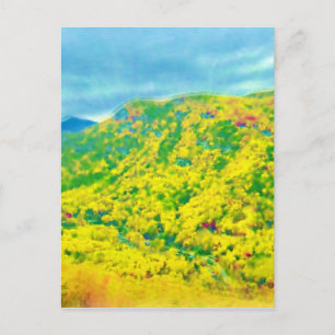 Way Above the Mountains Postcard