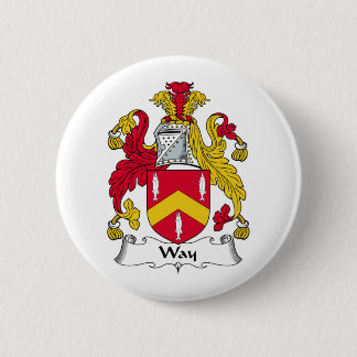 Way Family Crest 6 Cm Round Badge
