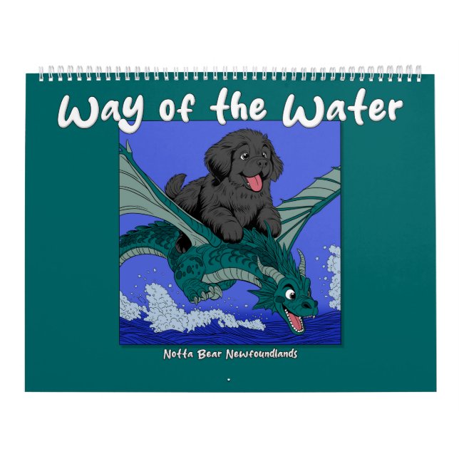 Way of the Water Newfoundland Notta Bear Calendar (Cover)