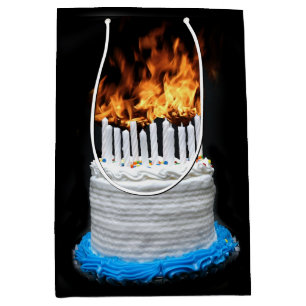 Way over the hill birthday medium gift bag