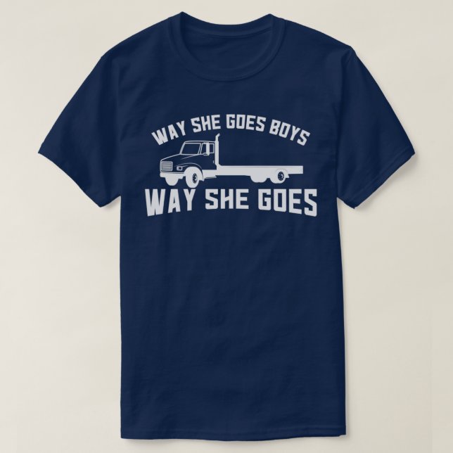 Way She Goes Boys Way She Goes V3 T-Shirt (Design Front)