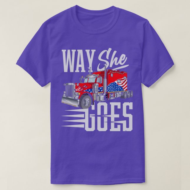 Way she goes T-Shirt (Design Front)