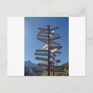 way to everywhere postcard