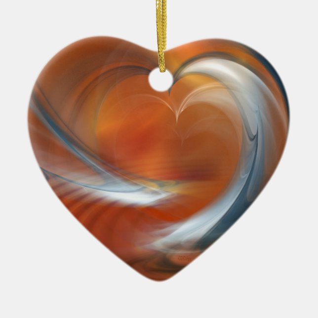 Way To Love Heaven Ceramic Tree Decoration (Front)