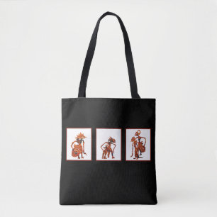 Wayang in Batik Tote Bag