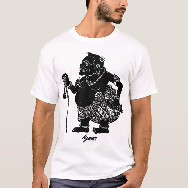 Wayang Semar , Semar Puppets Shadow  T-Shirt (Front)