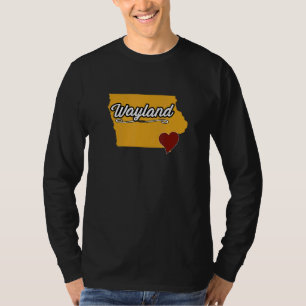 WAYLAND IOWA IA USA  Cute Souvenir Merch  US City  T-Shirt