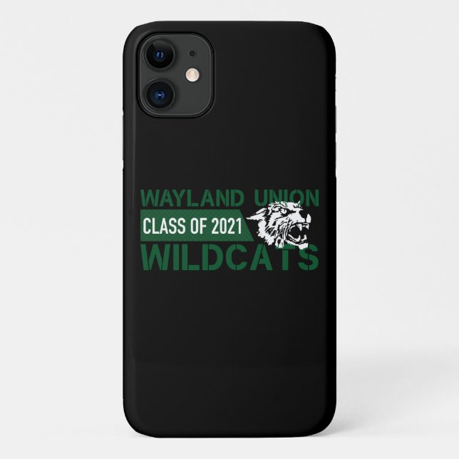 Wayland Union Wildcats #3 Case-Mate iPhone Case (Back)