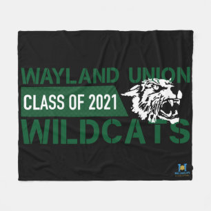 Wayland Union Wildcats #3 Fleece Blanket