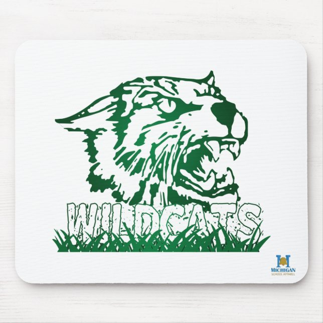 Wayland Union Wildcats #4 Mouse Pad (Front)