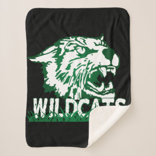 Wayland Union Wildcats #4 Sherpa Blanket