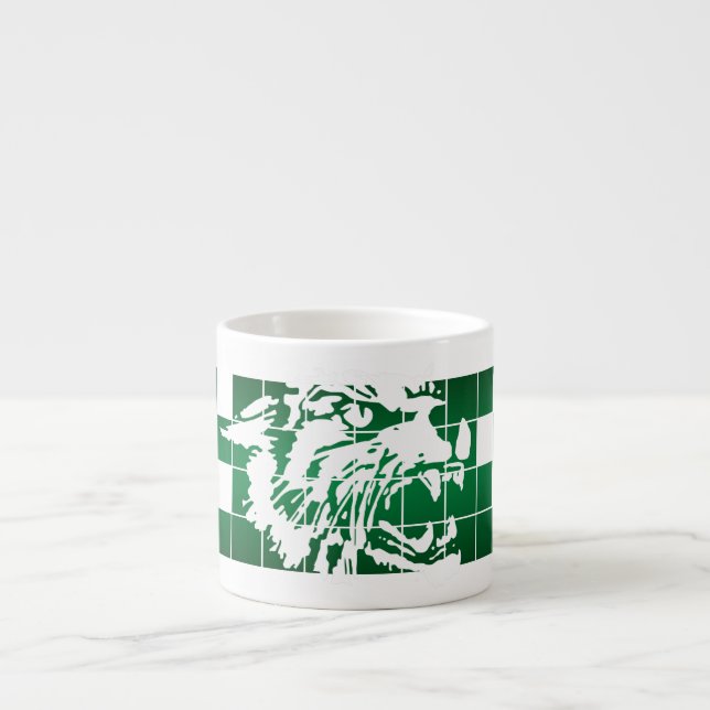 Wayland Union Wildcats #5 Espresso Cup (Front)