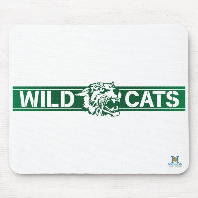 Wayland Union Wildcats #8 Mouse Pad (Front)