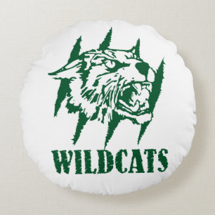 Wayland Union Wildcats #9 Round Cushion