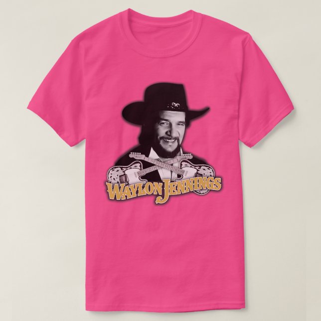 Waylon Jennings Ramblin Man 2 T-Shirt (Design Front)