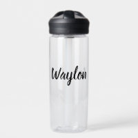 Waylon Name In Curvy Lettering,