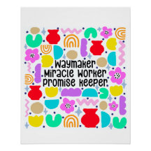 Waymaker Miracle Digital Art Poster