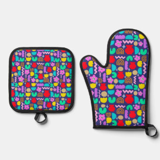 Waymaker Organic Oven mitt & Pot Holder Set