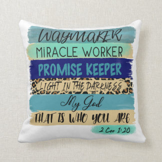 Waymaker Promise Keeper Couch Home Throw Pillow