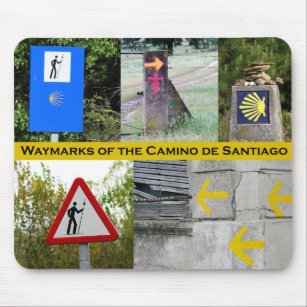 Waymarks of the Camino de Santiago Mousepad