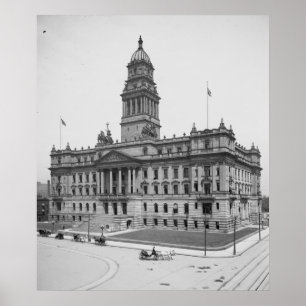 Wayne County Courthouse Poster